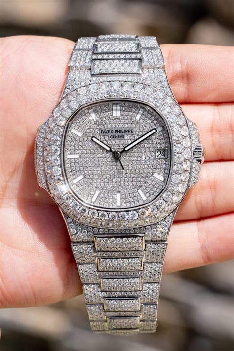 used patek philippe nautilus watch& 39|patek philippe nautilus full diamond.